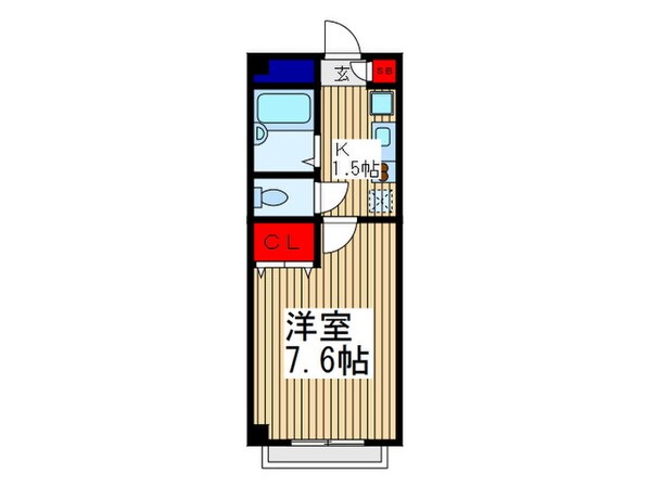 アンプル－ルフェ－ル上福岡Ⅱの物件間取画像